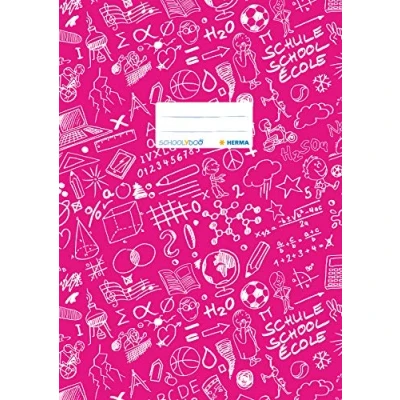 Imagen de &#039;Herma&quot;schooly Ghundoo Cuaderno Plástico DIN A4, estampado, 1 pieza, color rosa