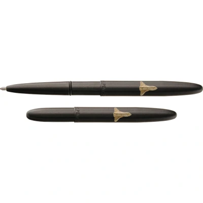 Imagen de Fisher Space Pen Matte Black Bullet with Shuttle Emblem