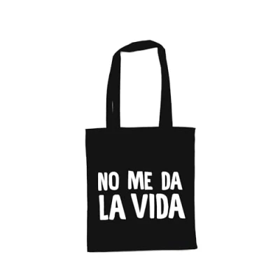 Imagen de Miss Miserable Tote Bag con mensaje No me da la vida