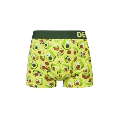 Imagen de Dedoles Calzoncillos Hombre y Chico Ropa Interior Algodón Boxer Muchos diseños Divertidos Dinosaurios Globos Regalo, Color: Verde, diseño: Aguacate pixelado (Bóxeres Ajustados Cortos), tamaño: 3XL