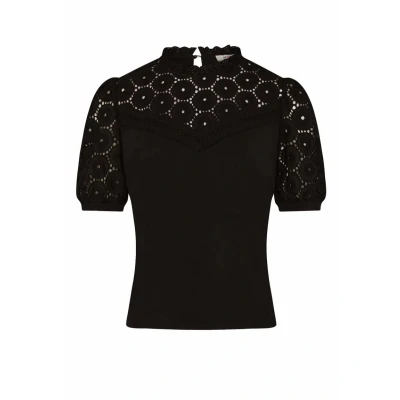 Imagen de Morgan Shortsleeved Blusa, Mujer, Talla: XS, Noir