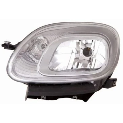 Imagen de ABAKUS 661 1168LMLD EM Faros izquierda H4 cromo transparente con luz intermitente servomotor para reg. alcance luces P43t