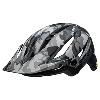 Imagen de BELL Sixer MIPS Casco de Bicicleta MTB, Unisex Adulto, Mate/Gloss Black Camo, L 58 62cm