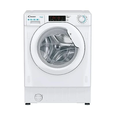 Imagen de Lavadora integrable Candy Smart Inverter CBWO 49TWME S, 9 kg, 1400 rpm, Motor Inverter, Wi Fi, 16 programas, Blanco
