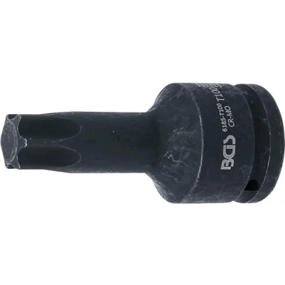 Imagen de BGS 6185 T100 Punta de vaso impacto longitud 100 mm entrada 20 (3/4&quot;) perfil en T (para Torx)