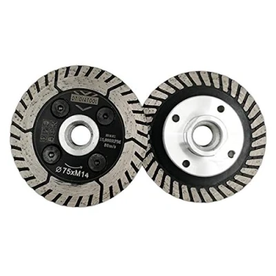 Imagen de DT DIATOOL Disco Tronzador Diamante 2 Piezas 75 mm x M14 Hoja de Sierra Doble Cara para Cortar Moler Hormigón Mármol Granito Piedra