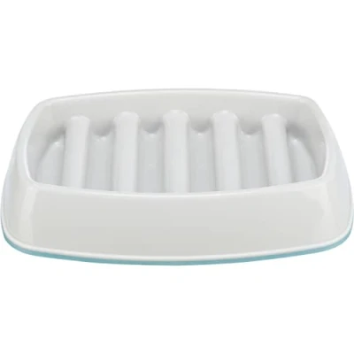 Imagen de Trixie Slow Feeding Comedero, plástico, Gris, 0,35l/15 x 15 cm