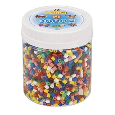 Imagen de Hama 3,000 Beads Solid Mix 3000 Cuentas (Mezcla, Multicolor, Talla única (10.209 00)