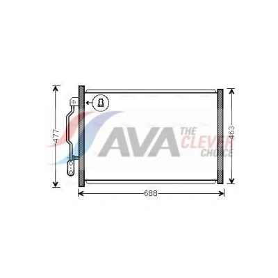 Imagen de PRASCO MSA5605 Condensador 13,8 Aluminio 647 R 134 a