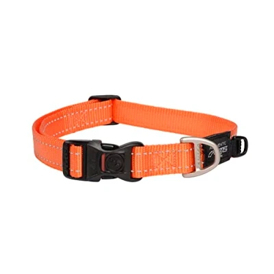 Imagen de Collar de Perro Reflectante Rogz, Tipo cinturón, 1,9 cm