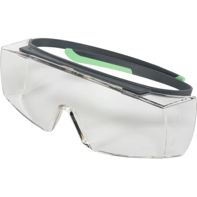 Imagen de uvex Super OTG Planet 9169295 Gafas de protección UV, color gris, verde, EN 166:2001