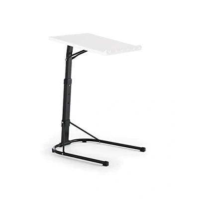Imagen de KITHOME Mesa Plegable Auxiliar con Altura Ajustable, 43x43x63/68/73cm, Blanco