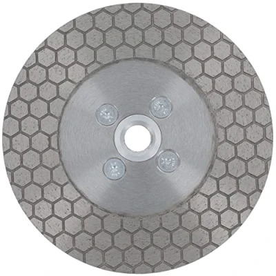 Imagen de PRODIAMANT Disco diamantado para biselar azulejos 125 mm con brida M14 F Jolly y gres porcelánico x corte a 45 grados, biselado lijado