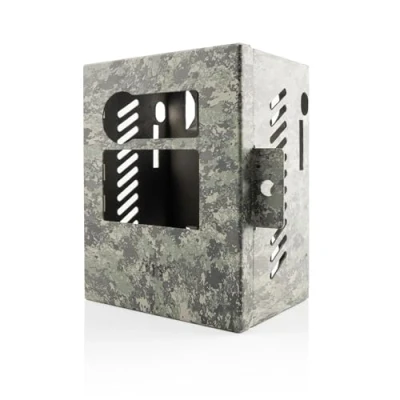 Imagen de Zeiss Caja Protectora para Cámara de Caza Secacam 3 Metálica Seguridad y Protección contra el Vandalismo Cámaras Naturaleza, con un Diseño Clamuflado Resistente a la Intemperie