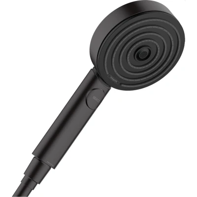 Imagen de hansgrohe Pulsify Select S Ducha de mano 105 3 tipos chorro Activation Ahorro agua 9 l/ min, negro mate, 24101670