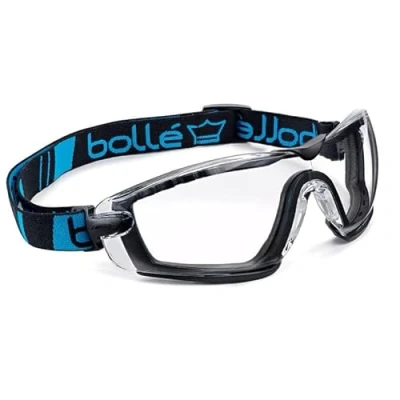 Imagen de Bollé COBFSPSI Gafas Cobra de policarbonato con Lentes antiarañazos y antiniebla, Transparentes