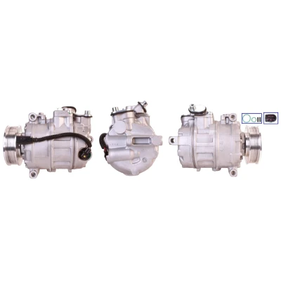 Imagen de LUCAS ACP981 Compresor de Aire Acondicionado PAG 46 R134a con juntas VOLKSWAGEN: Multivan 5 (7HM, Transporter 5, Bus