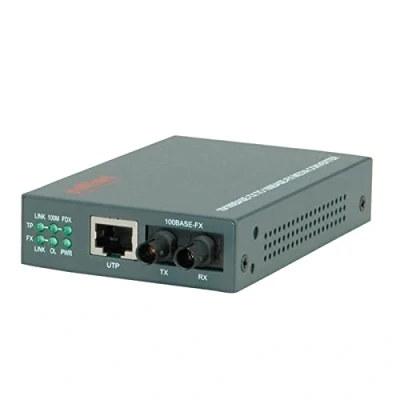 Imagen de Roline Rc 100fx/st Fast Ethernet Converter, Rj 45 To St, Loop back Convertidor De Red