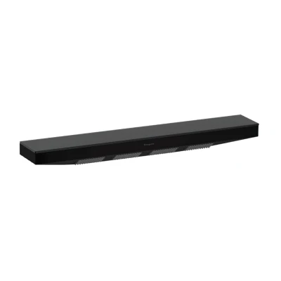 Imagen de hansgrohe Rainfinity, ducha de cervicales con repisa, 1 tipo chorro (PowderRain) y estantería 50cm, negro mate