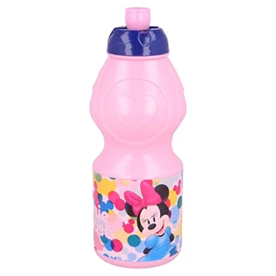 Imagen de Stor8412497511327Deporte Agua Botella, 400 ml Capacidad, Minnie Sentirse Bien