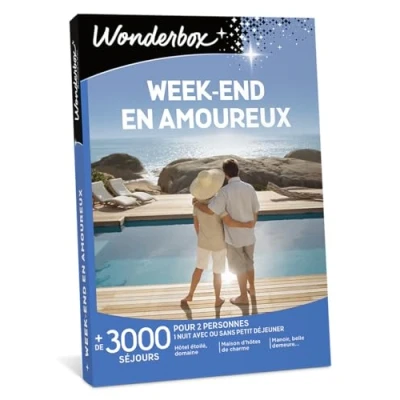 Imagen de WEEK END EN AMORES Caja de Regalo para 2 personas, 1 noche y desayuno original parejas