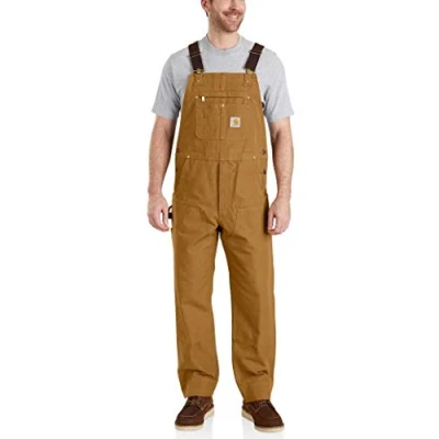 Imagen de Carhartt, Hombre, Peto En Algodón De Lona, Corte Ligeramente Holgado, Marrón Carhartt®, W32 / L34