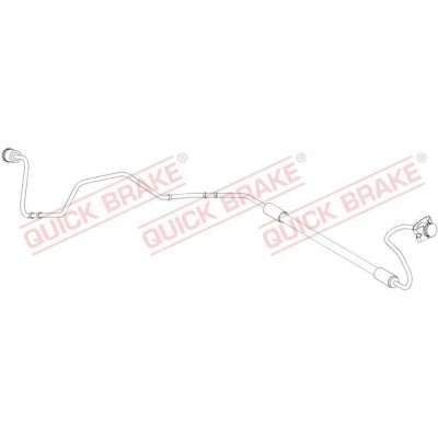 Imagen de QUICK BRAKE 96.014 Latiguillos de Freno 920 M10x1 PEUGEOT: 307 SW, Hatchback, SW Furgón / Familiar, CITROËN: C4 I Coupé