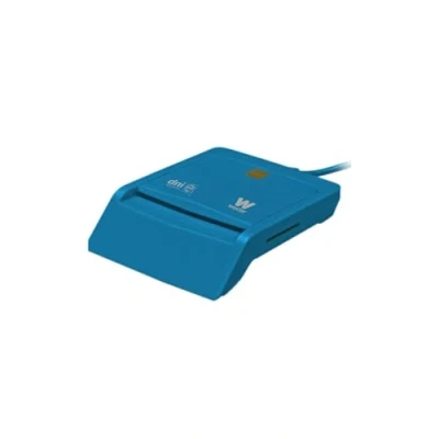 Imagen de Lector DNI electrónico Woxter PE26 146, LED, Azul