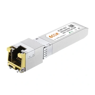 Imagen de 6COMGIGA Transceptor SFP+ 10GBase T, módulo de Cobre 10G a RJ45, Cat.6a/7, hasta 30 Metros, para Cisco SFP TS, Ubiquiti, D Link, Supermicro, Netgear, MikroTik S+RJ10 y Plus