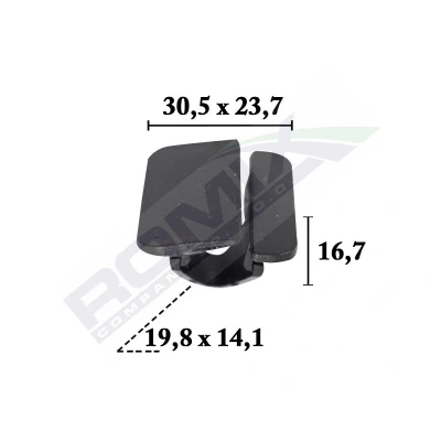 Imagen de ROMIX C70626 Clip, listón FORD: Focus Mk1 Hatchback, C Max 2, Galaxy MPV