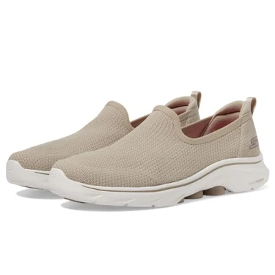 Imagen de Skechers, GO Walk 7 Ivy Mujer, Ribete Textil Gris Topo, 39.5 EU