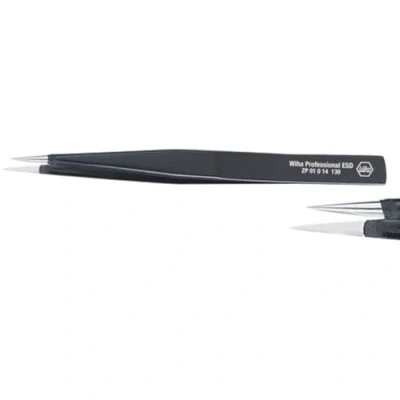Imagen de WIHA 32318 Pinzas universales Professional ESD ZP 01 0 14 130 mm Ref. ZP01014130
