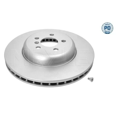 Imagen de MEYLE 383 521 1022/PD Disco de freno Eje delantero 348 30 5 112 ventilado revestido láminas zinc altamente carbonizado BMW: Berlina, X3, 7