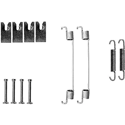 Imagen de HELLA 8DZ 355 200 701 Juego de accesorios, zapatas freno TOYOTA: Yaris II Hatchback
