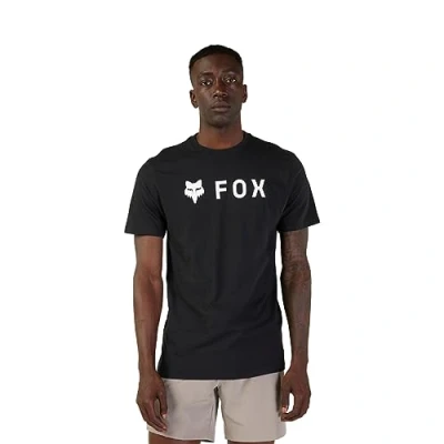 Imagen de Fox Racing Camiseta Premium Absolute para Hombre, Negro/Blanco, M