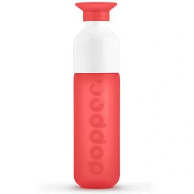 Imagen de Dopper Original Coral Splash Botella Agua 450ml deportiva 100% reciclable, libre de BPA Reutilizable adecuada para el deporte, fitness, aire libre, la escuela y oficina.
