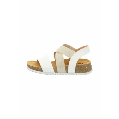 Imagen de Think! Sandalias de cuña, Mujer, Talla: 39, Bianco Zapatos
