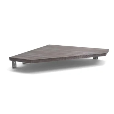 Imagen de Glorious Modular Side Rack Adapter Walnut Tablero de mesa esquinero para una expansión perfecta la superficie trabajo las series Sound Desk y Workbench