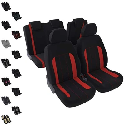 Imagen de DBS Fundas de Asientos Coche/Automóvil Delanteros/Traseros Universales Antideslizantes Lavables