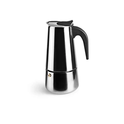 Imagen de Ibili Máquina de café expreso, 4 tazas, 185 ml, Acero Inoxidable