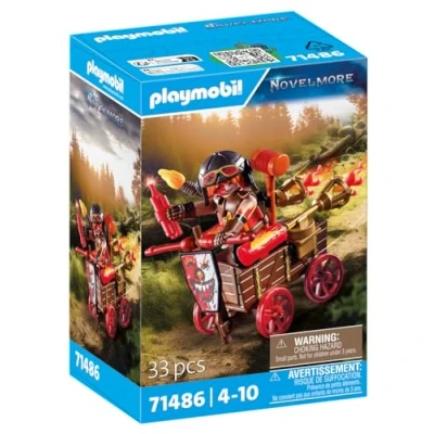 Imagen de PLAYMOBIL 71486 Novelmore Carro de Kahboom, a Partir 4 años