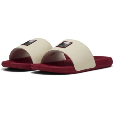 Imagen de PUMA Cool Cat 2.0 GREENSIDE, Sandalias deslizantes Unisex Adulto, Alpine Snow Dark Crimson, 46 EU