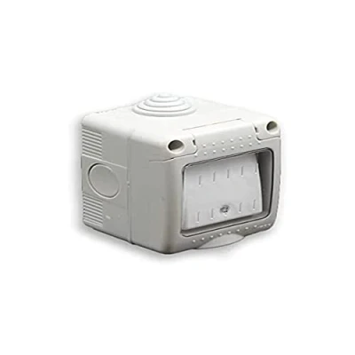 Imagen de Interruptor exterior Pulsador estanco con tapa luminoso