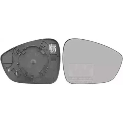 Imagen de VAN WEZEL 0954838 Cristal de Espejo derecha CITROËN: C4 II Hatchback, I Coupé, OPEL: Crossland X