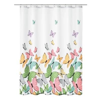Imagen de Kleine Wolke Mariposas, Cortina de Ducha, 180 x 200 cm, Multicolor, Multicolor