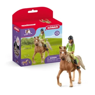 Imagen de schleich 42542 HORSE CLUB Sarah &amp; Mystery, a partir de 5 años, playset, 10 piezas