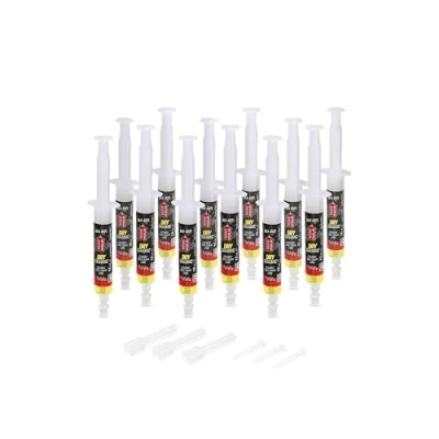 Imagen de 1000 Miglia BKR 4101 DRY CERAMICO Lubricante Bicicletas 144 ml (12x12 ml), condiciones de senderos secos y polvorientos, Jeringas + aplicadores Drop Huggie System, fórmula fluorescente perfumada