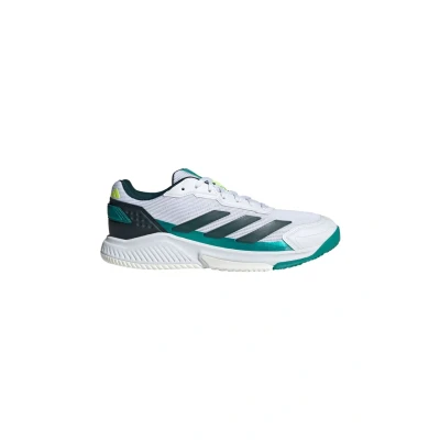Imagen de adidas Courtquick Mens Padel Shoes, Zapatos Hombre, Cloud White/Cloud White/Aurora Ivy, 38 2/3 EU
