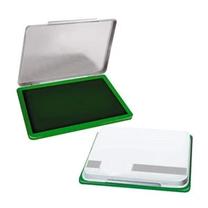 Imagen de MTL 79533 Tampón metálico de sellar, 109 x70 mm, color verde