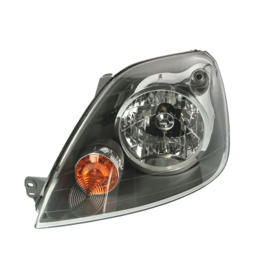 Imagen de VAN WEZEL 1806961 Faros izquierda H4 amarillo para circulación por la derecha con servomotor reg. alcance luces, cubierta de bombilla P43t